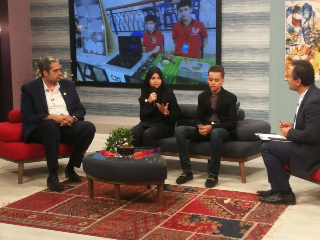حضور مسئولان سیگما روباتیک در برنامه به خانه بر میگردیم شبکه 5 تلوزیون ایران