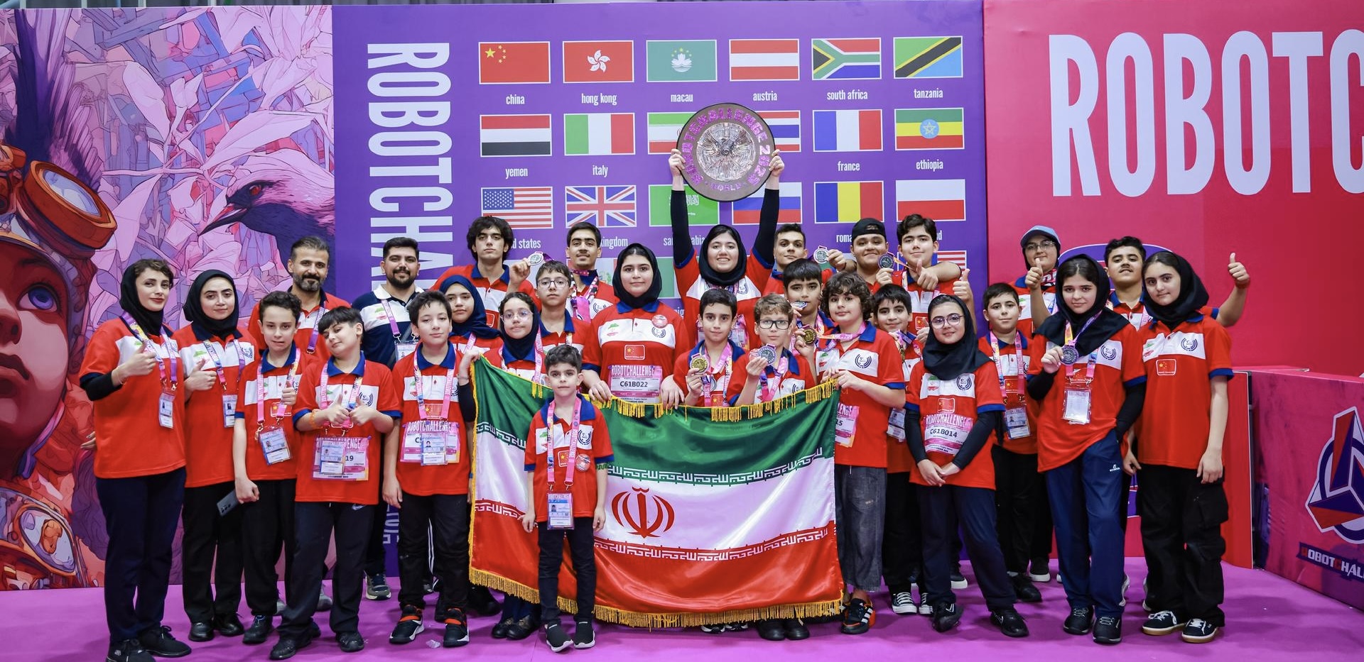 تیم سیگما در مسابقات رباتیک جهانی 2025 چین (1)